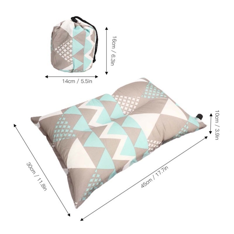 Almohada inflable automática d - Camp Pillow Compressible reseña y precio