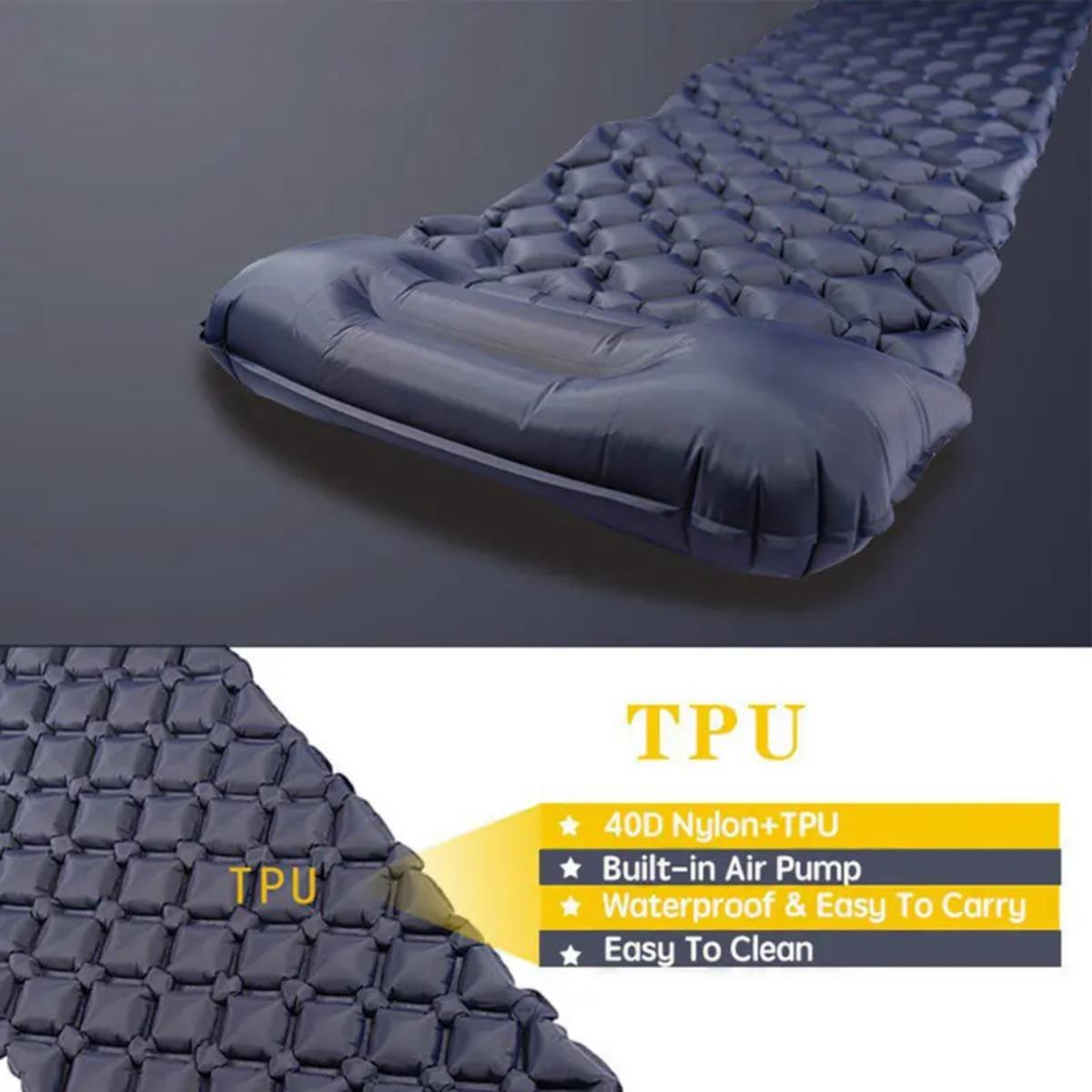 Colchoneta Inflable para Campi - Camp Pillow Compressible reseña y precio