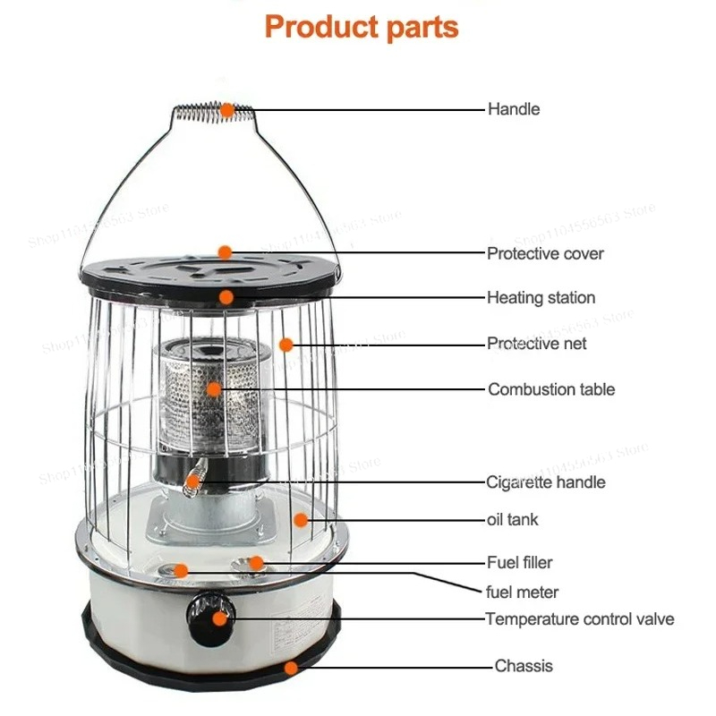 Calentador Portátil para Pesca - Outdoor Camping Heater reseña y precio