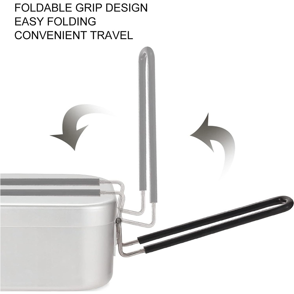 Fiambreras de aluminio de 800M - Outdoor Camping Dining Set reseña y precio