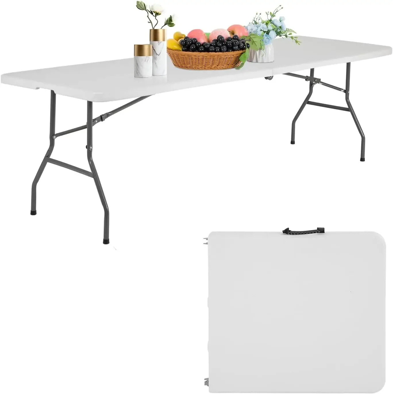 Mesas plegables de 8 pies, mes - Outdoor Camping Quotes reseña y precio