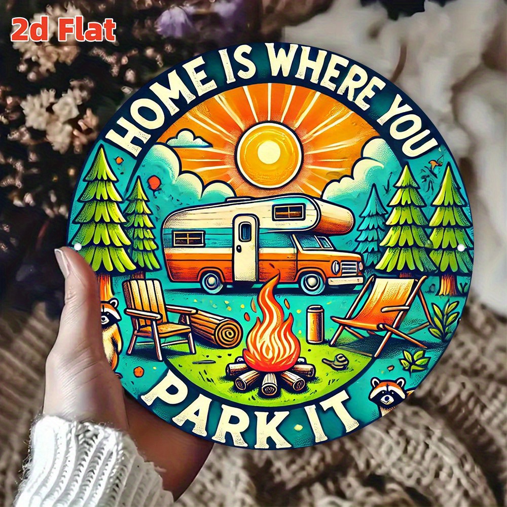 Letrero artístico de pared de  - Outdoor Camping Quotes reseña y precio