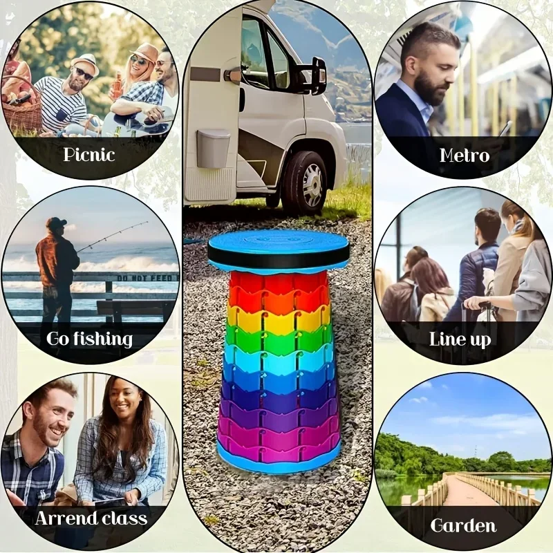 Taburete Telescópico Plegable  - Folding Chair reseña y precio