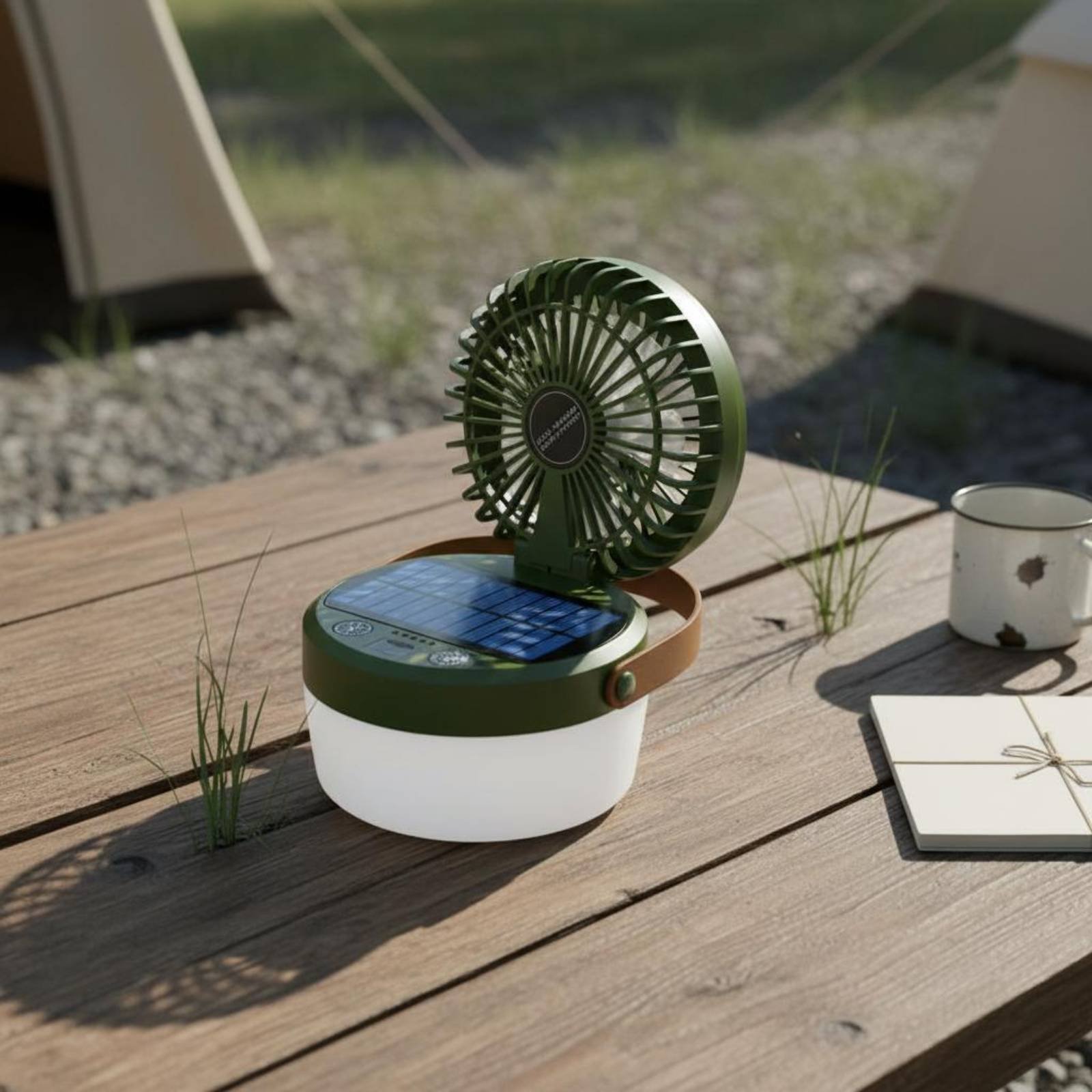 Linterna de Camping Solar con  - Camping Solar Lantern reseña y precio