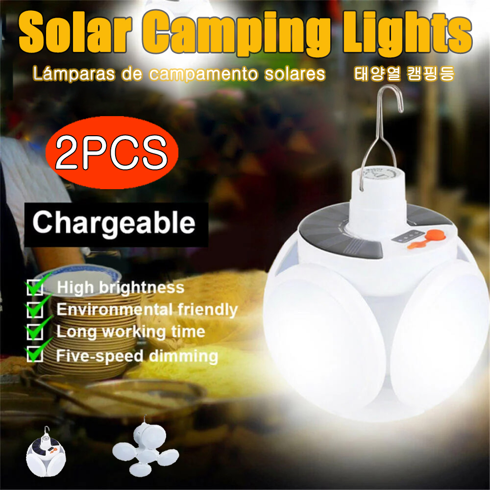 Lámpara de Camping de energía  - Camping Solar Lantern reseña y precio