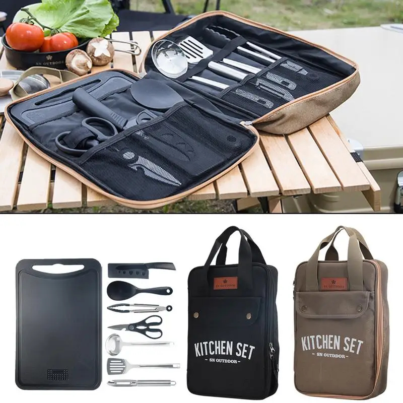 Juego de Utensilios de Cocina  - Outdoor Camping Dining Set reseña y precio