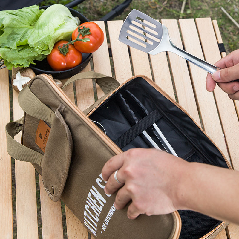 Juego de Utensilios de Cocina  - Outdoor Camping Dining Set reseña y precio