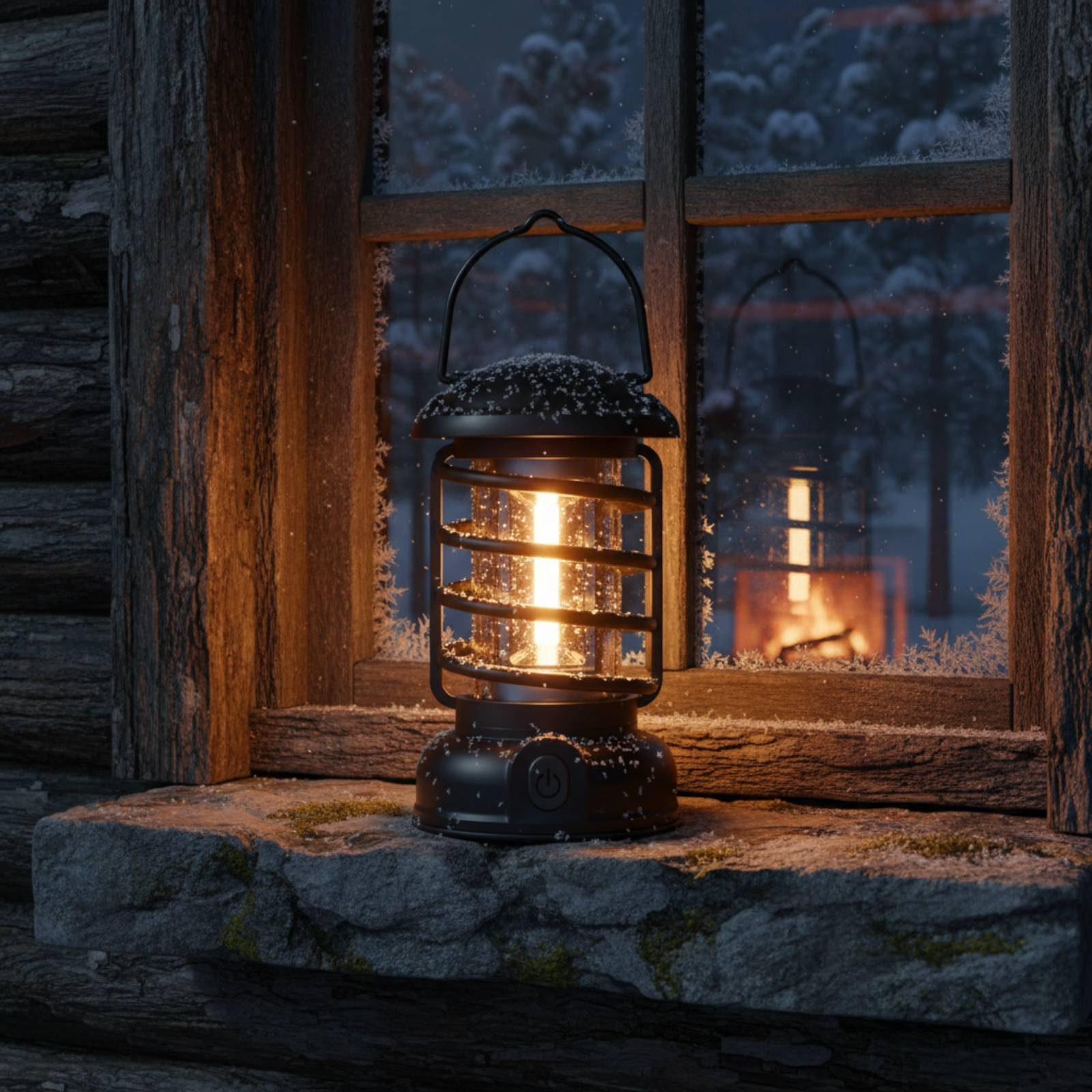 Linterna de Camping Retro con  - Camping Lantern reseña y precio