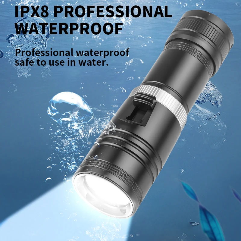 D117 linterna de buceo IPX8 im - Camping Lantern reseña y precio