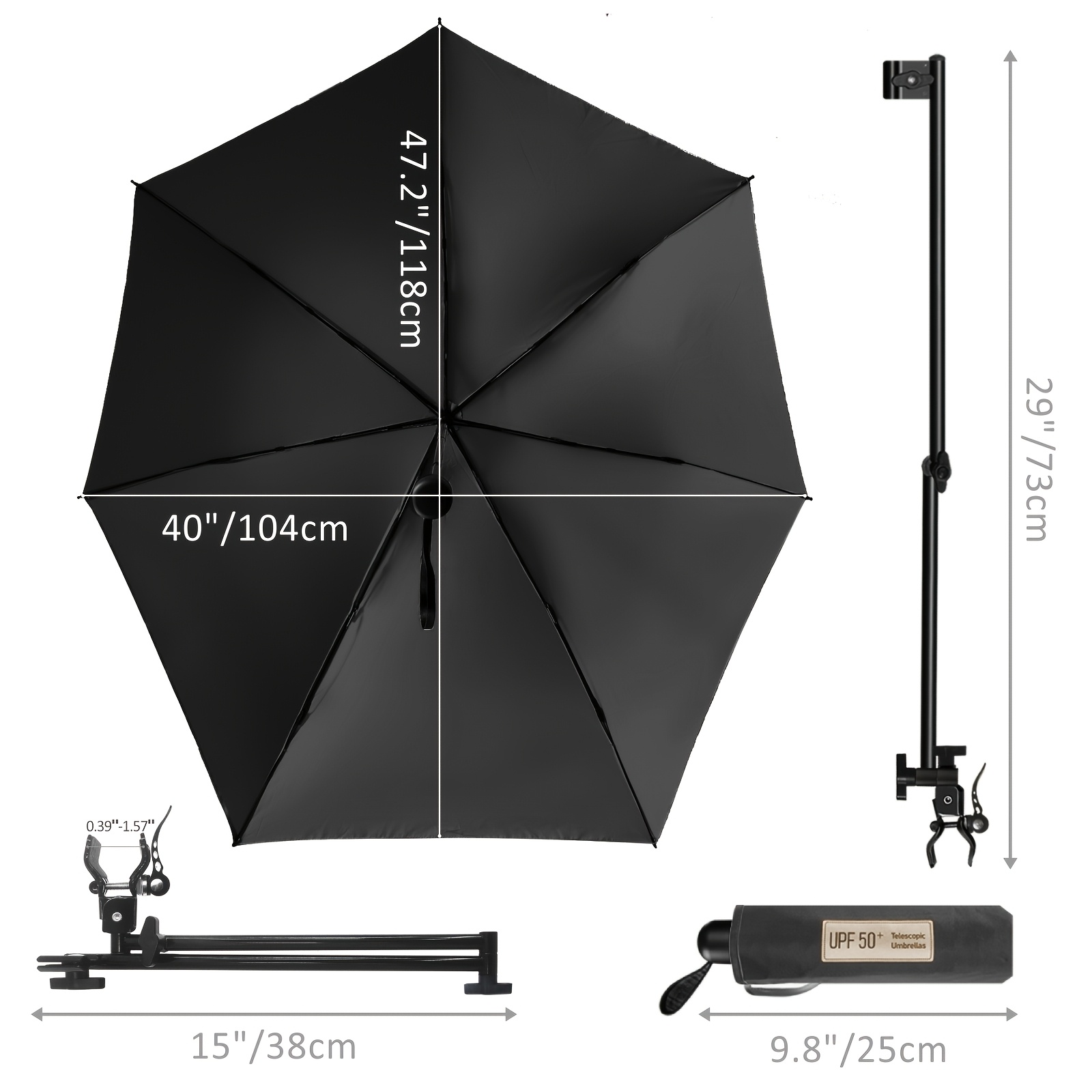 Sombrilla para Silla con Abraz - Outdoor Camping On Youtube reseña y precio
