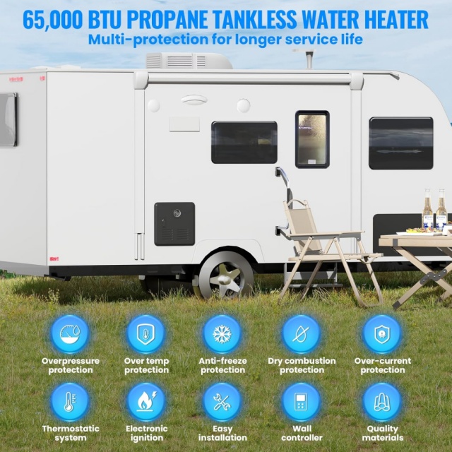 Calentador de Agua Portátil de - Outdoor Camping Heater reseña y precio