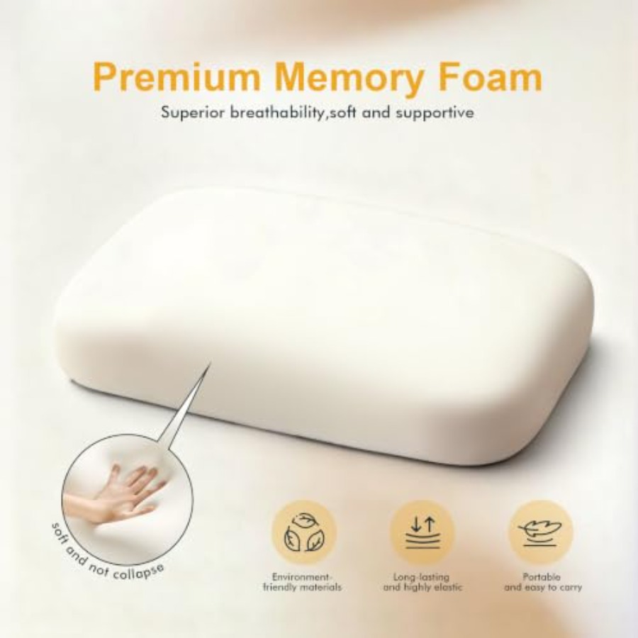 Almohada de Espuma Viscoelásti - Camp Pillow Compressible reseña y precio