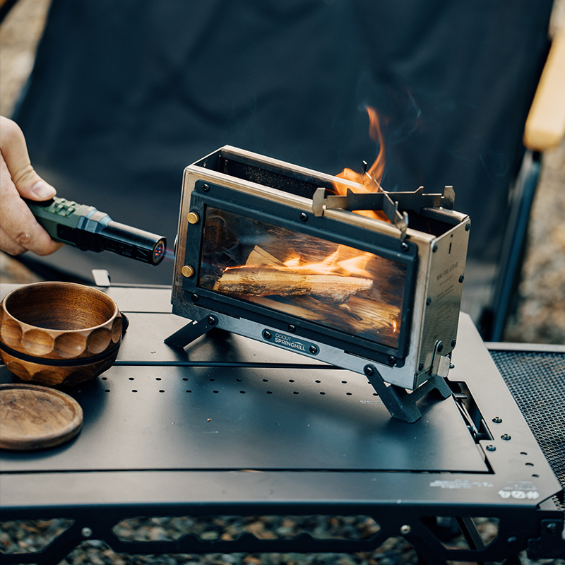 Estufa de Leña Portátil Goout  - Outdoor Camping Heater reseña y precio