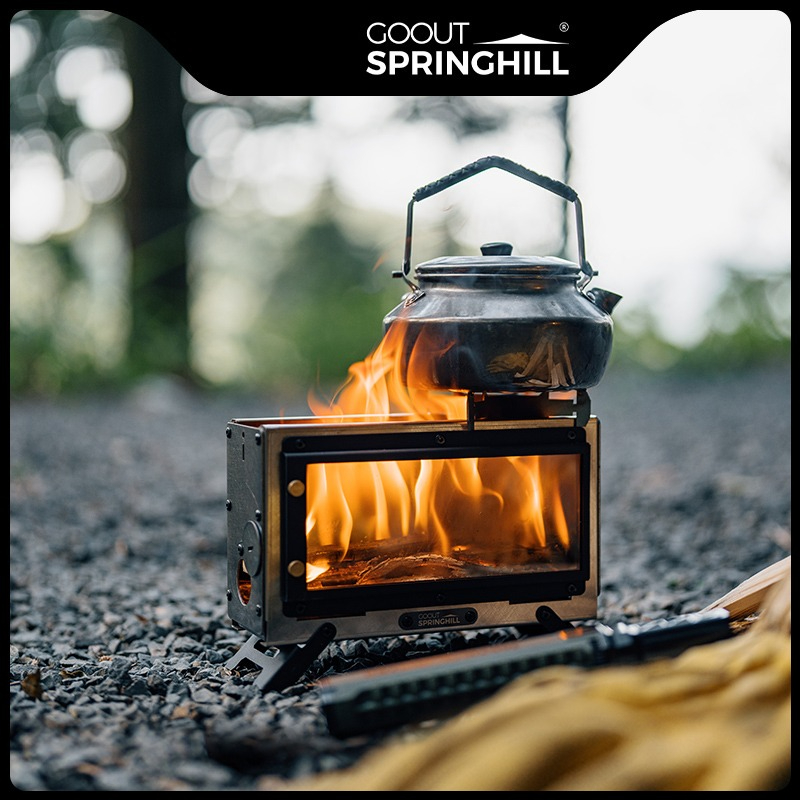 Estufa de Leña Portátil Goout  - Outdoor Camping Heater reseña y precio