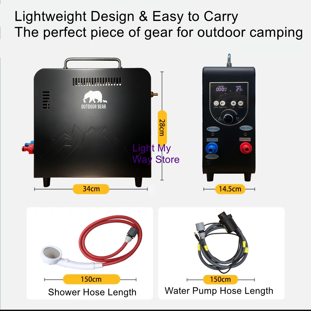 Calentador de Agua Portátil de - Outdoor Camping Heater reseña y precio