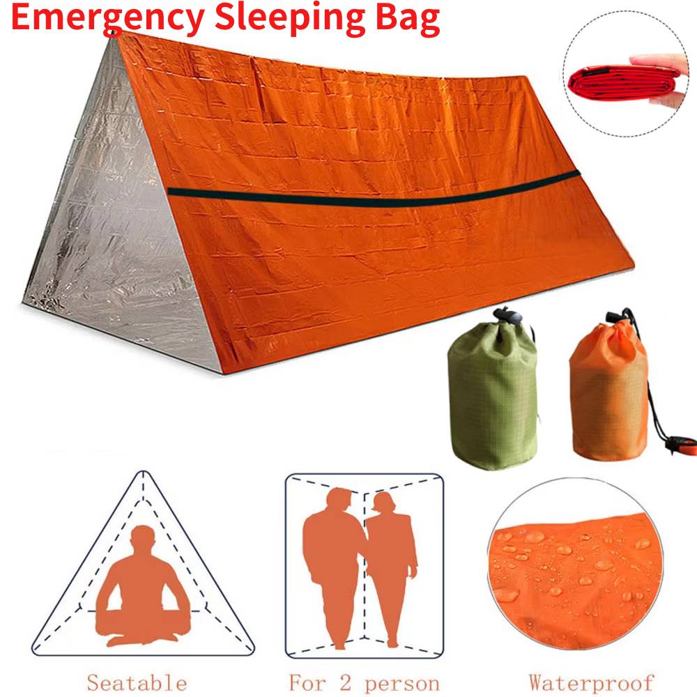 Saco de dormir portátil imperm - Outdoor Camping Sleeping Bag reseña y precio