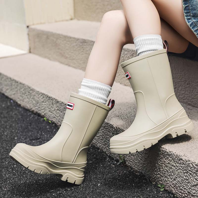 Botas de lluvia de caña alta p - Outdoor Camping On Youtube reseña y precio