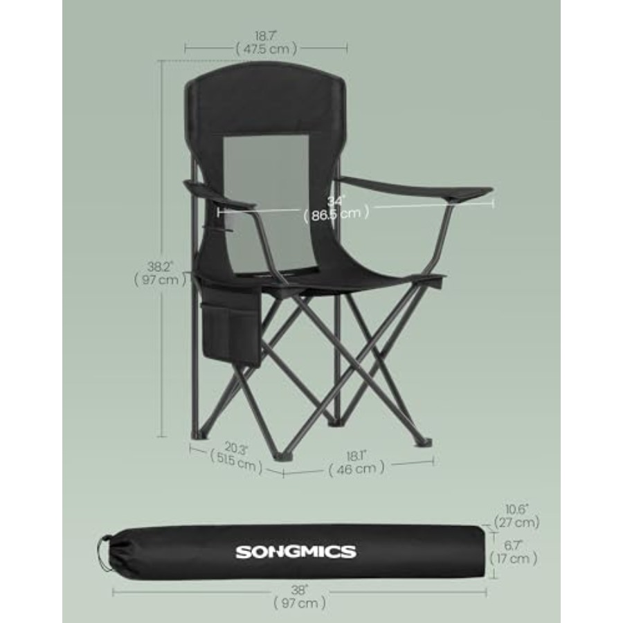 Paquete de 2 sillas de camping - Outdoor Camping High Chair reseña y precio