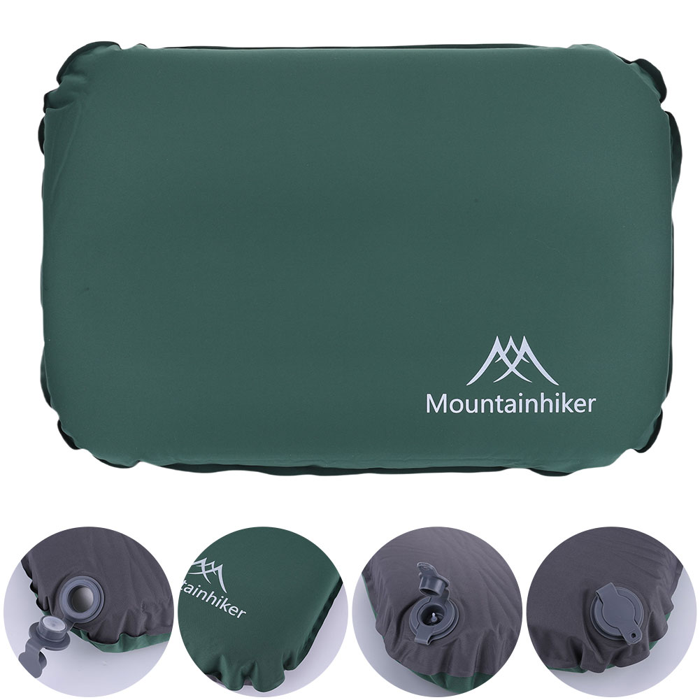 Almohada para dormir autoinfla - Camp Pillow Compressible reseña y precio