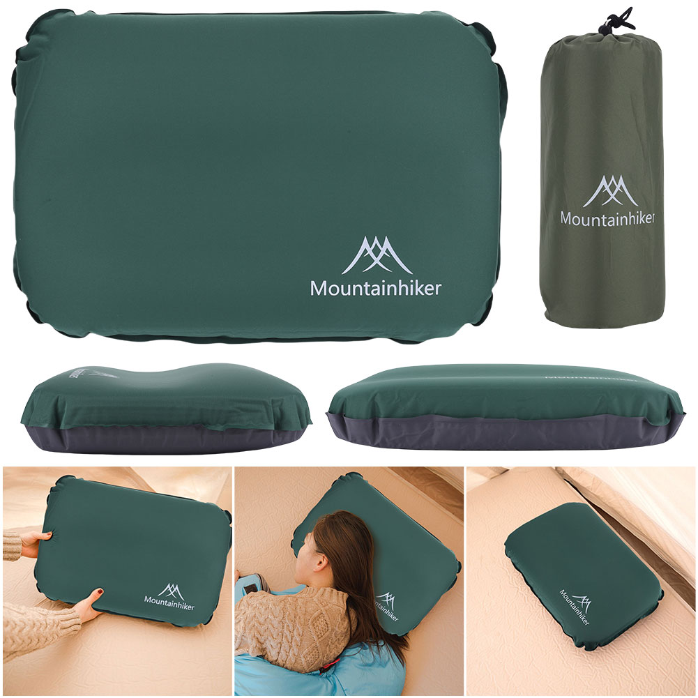 Almohada para dormir autoinfla - Camp Pillow Compressible reseña y precio