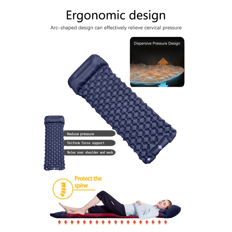 Colchoneta Inflable para Acamp - Camp Pillow Compressible reseña y precio