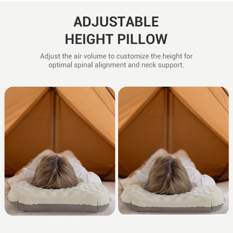 WESTTUNE-almohada inflable par - Camp Pillow Compressible reseña y precio