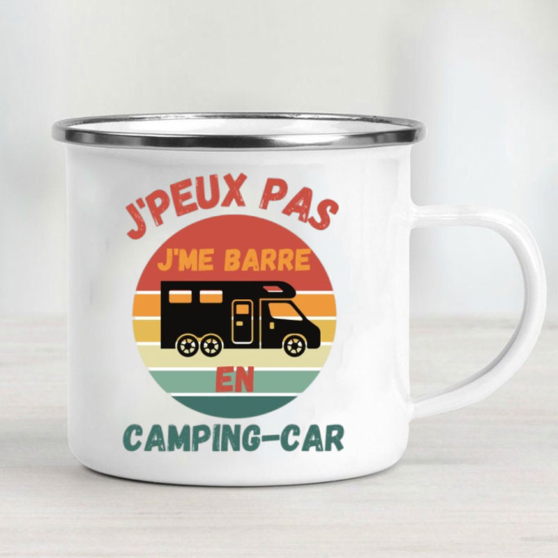 Taza de Esmalte para Autocarav - Outdoor Camping Ideas reseña y precio