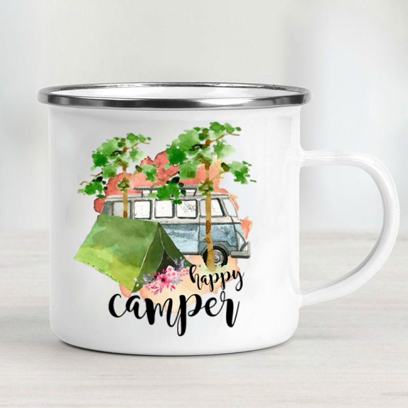 Taza de Esmalte para Autocarav - Outdoor Camping Ideas reseña y precio