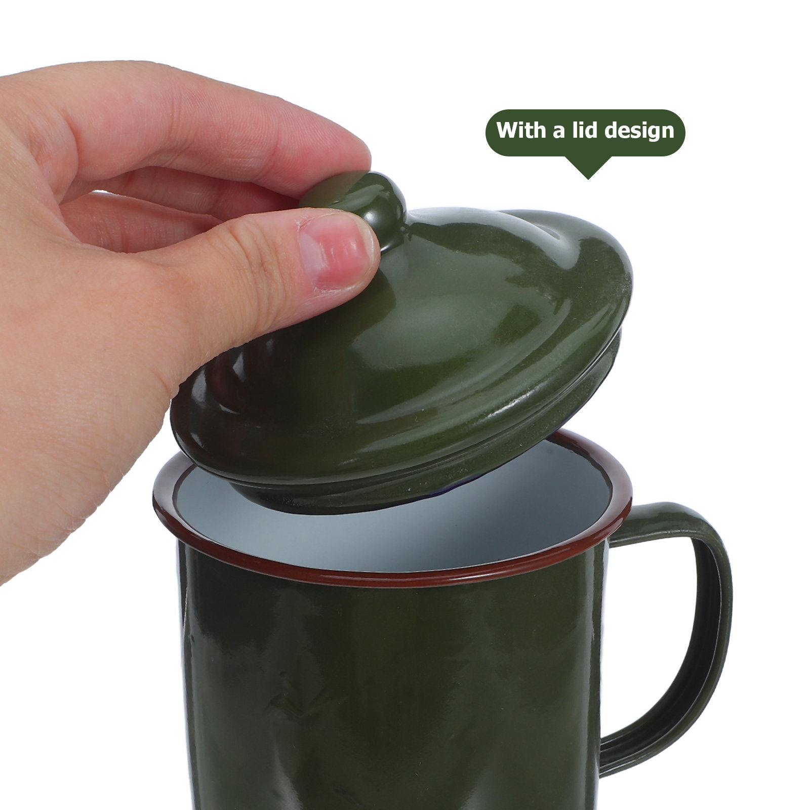 Taza Esmaltada Vintage Retro p - Outdoor Camping Ideas reseña y precio