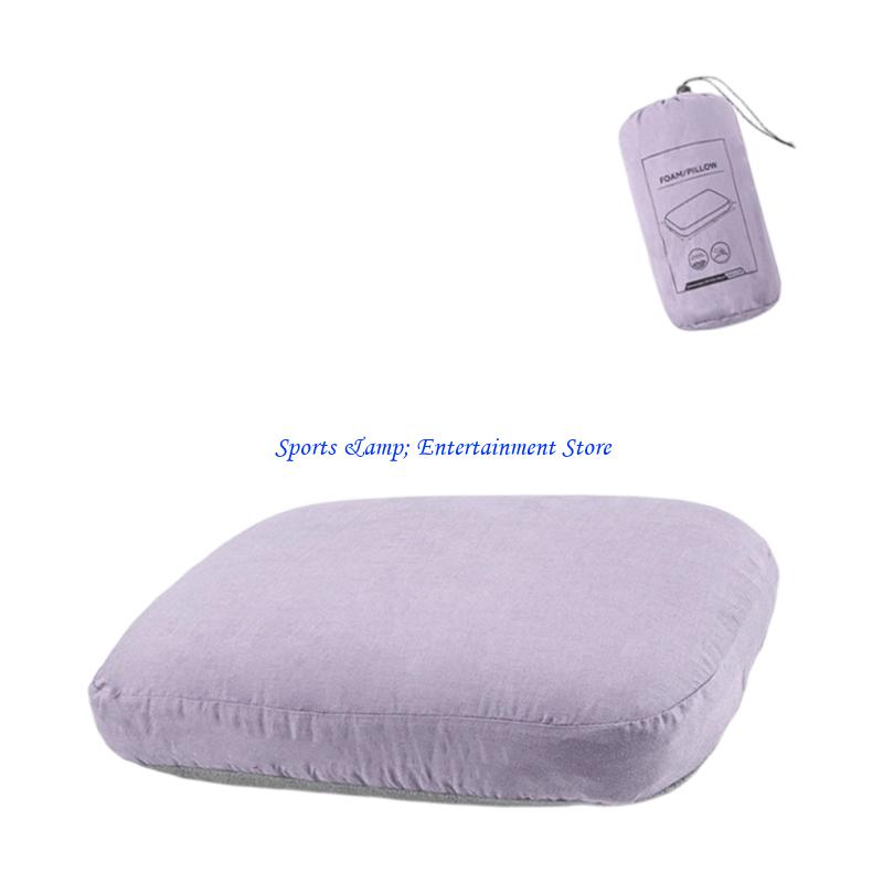 almohada para acampar con espu - Camp Pillow Compressible reseña y precio