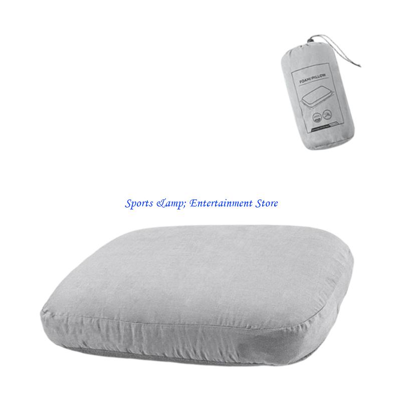 almohada para acampar con espu - Camp Pillow Compressible reseña y precio