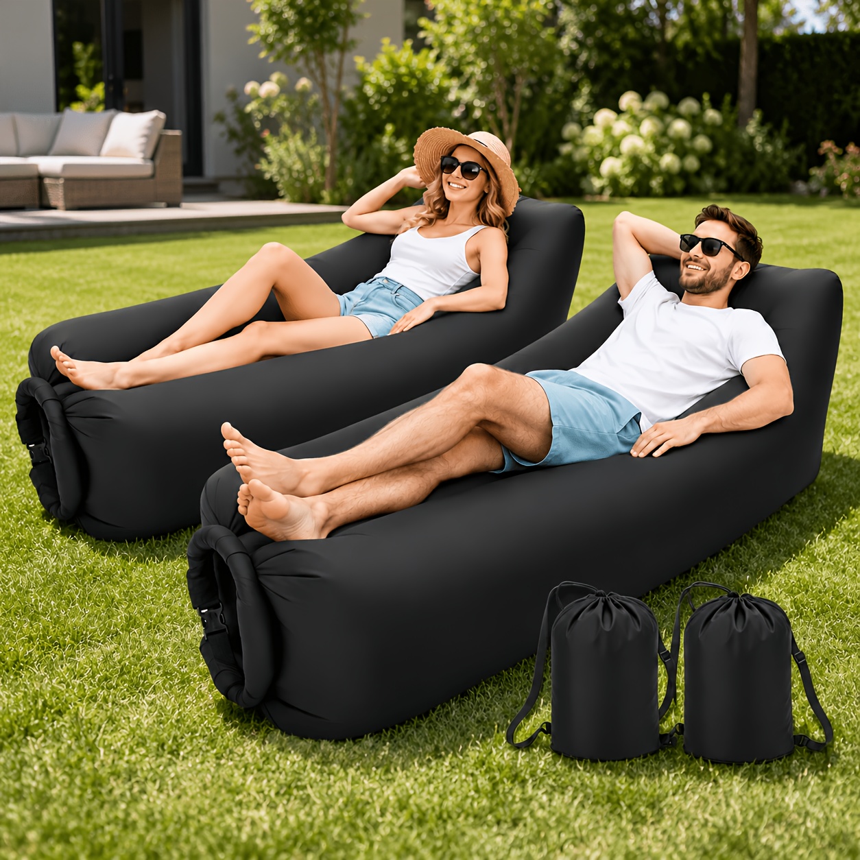 Sofá Inflable 4 en 1 – Tumbona - Outdoor Camping Sleeping Bag reseña y precio