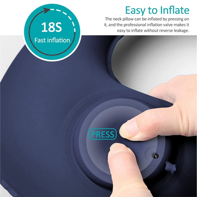 Almohada inflable de viaje, al - Camp Pillow Compressible reseña y precio