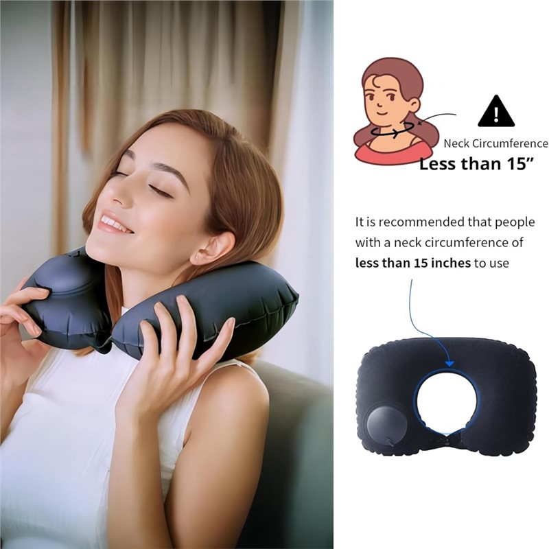Almohada inflable de viaje, al - Camp Pillow Compressible reseña y precio