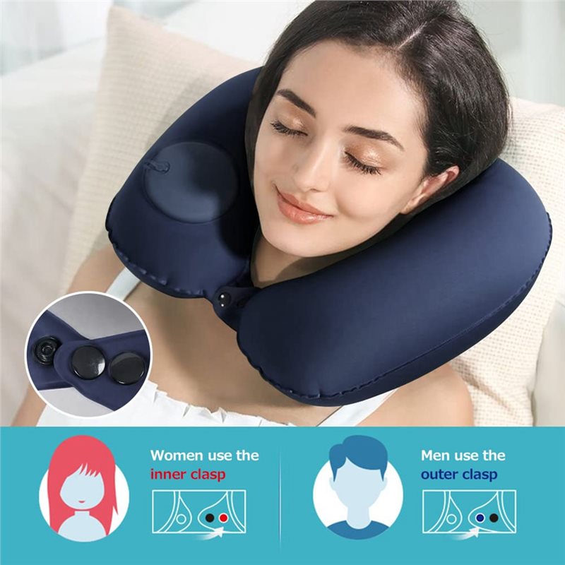Almohada inflable de viaje, al - Camp Pillow Compressible reseña y precio