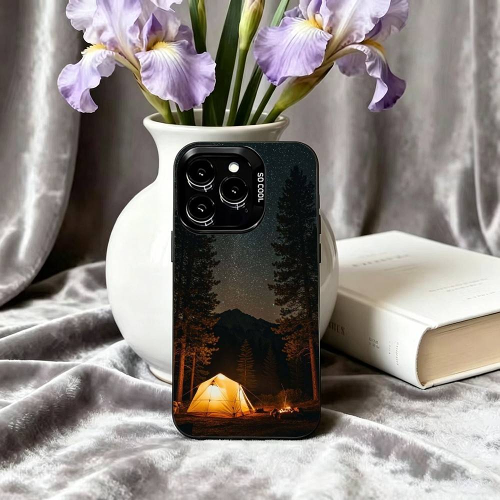 Funda para Teléfono con Diseño - Outdoor Camping Quotes reseña y precio