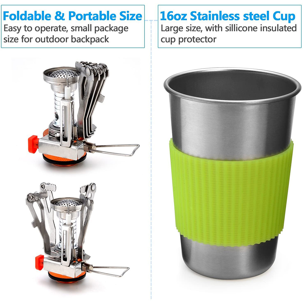 Kit de utensilios de cocina pa - Outdoor Camping Dining Set reseña y precio