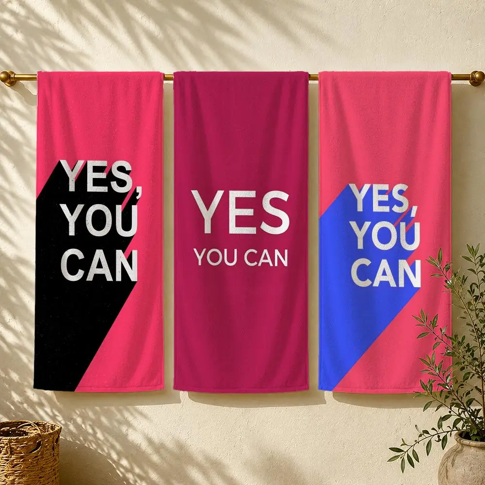 Toalla de playa Quote Y-Yes Yo - Outdoor Camping Quotes reseña y precio