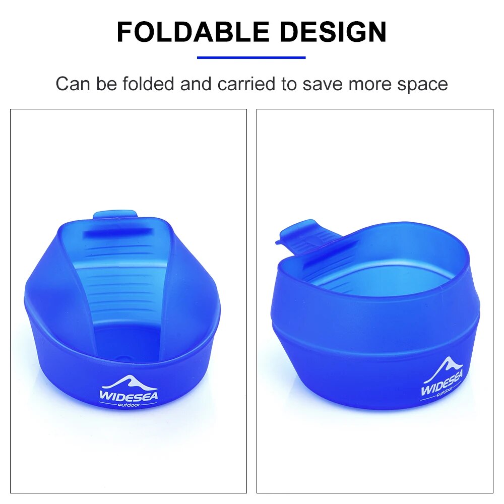 Widesea Camping 250ml taza ple - Outdoor Camping Dining Set reseña y precio