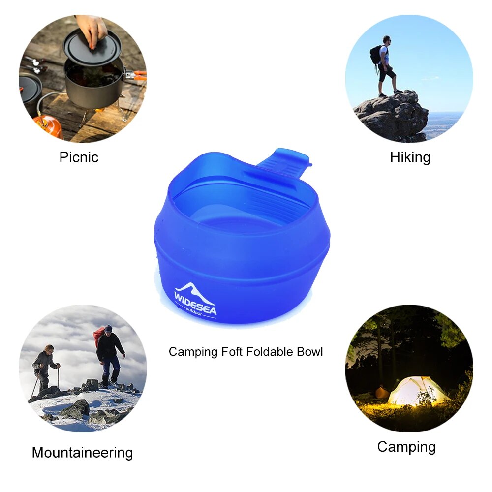 Widesea Camping 250ml taza ple - Outdoor Camping Dining Set reseña y precio