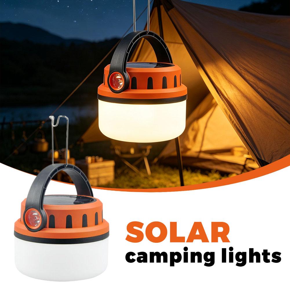Linterna de camping recargable - Camping Solar Lantern reseña y precio