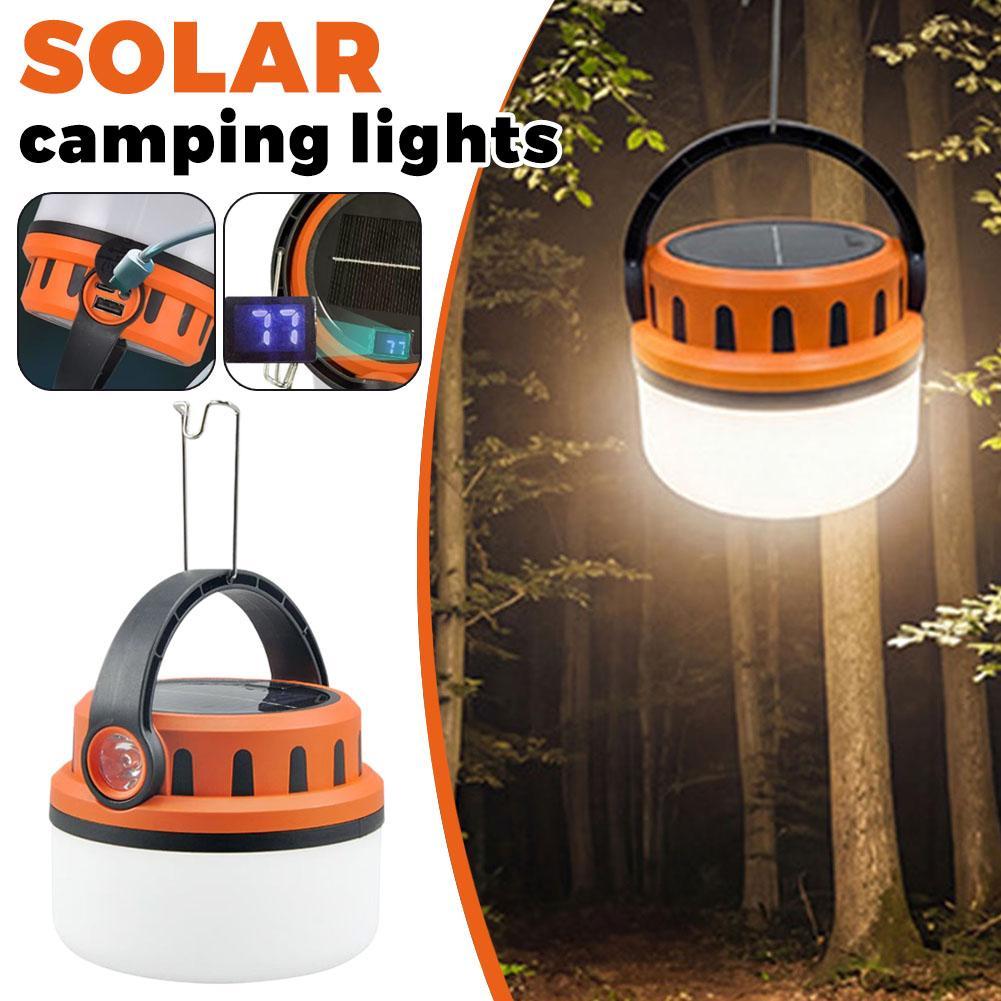 Linterna de camping recargable - Camping Solar Lantern reseña y precio